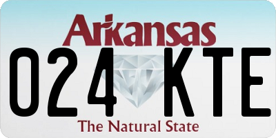 AR license plate 024KTE