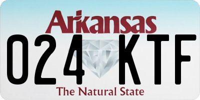 AR license plate 024KTF