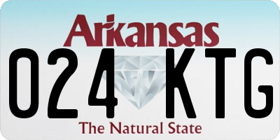AR license plate 024KTG
