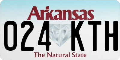 AR license plate 024KTH