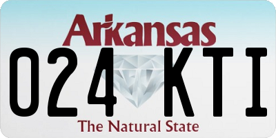 AR license plate 024KTI