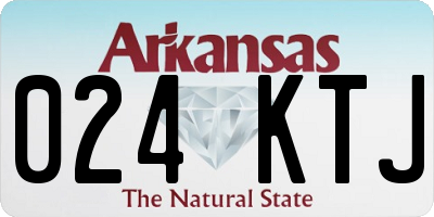 AR license plate 024KTJ