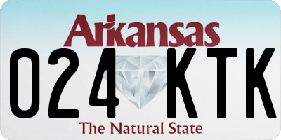 AR license plate 024KTK
