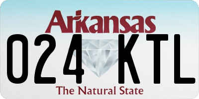 AR license plate 024KTL