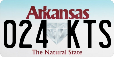 AR license plate 024KTS
