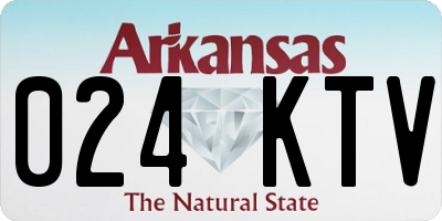 AR license plate 024KTV