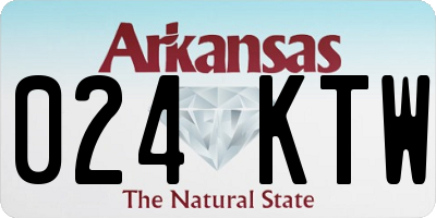 AR license plate 024KTW