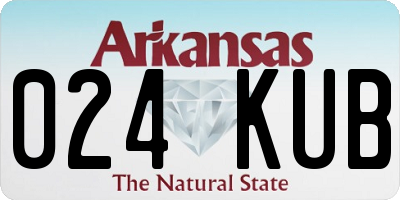 AR license plate 024KUB