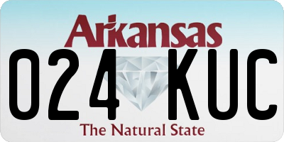 AR license plate 024KUC