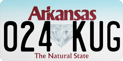 AR license plate 024KUG
