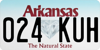 AR license plate 024KUH