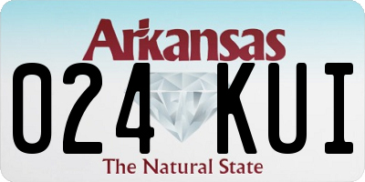 AR license plate 024KUI