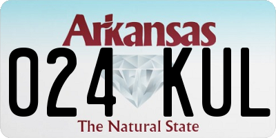 AR license plate 024KUL