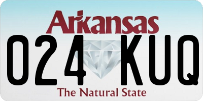 AR license plate 024KUQ