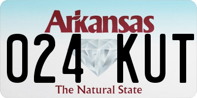 AR license plate 024KUT