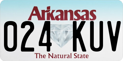 AR license plate 024KUV