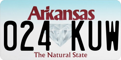 AR license plate 024KUW
