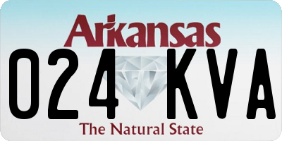 AR license plate 024KVA