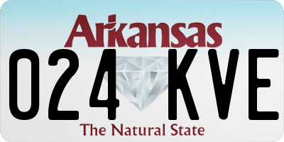 AR license plate 024KVE