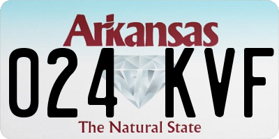 AR license plate 024KVF