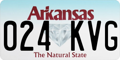 AR license plate 024KVG