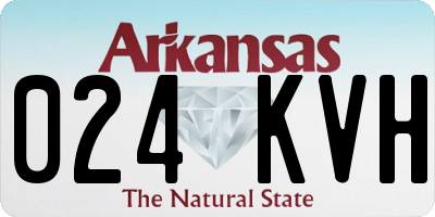 AR license plate 024KVH