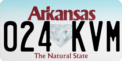 AR license plate 024KVM