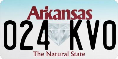 AR license plate 024KVO