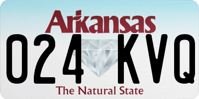 AR license plate 024KVQ