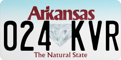 AR license plate 024KVR