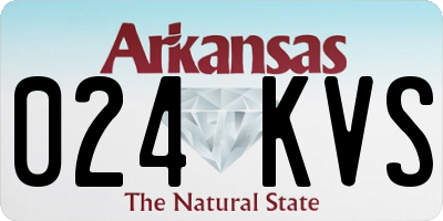 AR license plate 024KVS