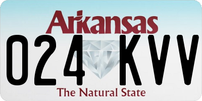 AR license plate 024KVV