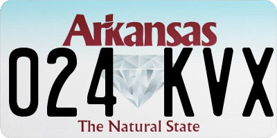 AR license plate 024KVX
