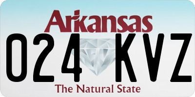 AR license plate 024KVZ