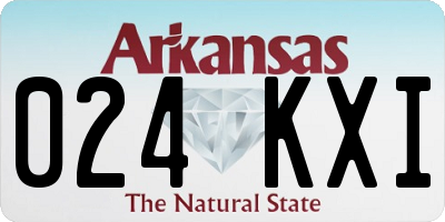 AR license plate 024KXI