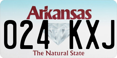 AR license plate 024KXJ