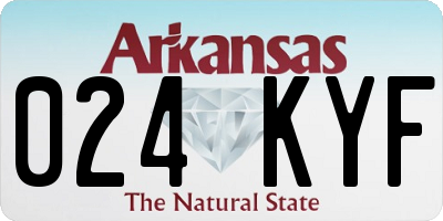 AR license plate 024KYF
