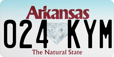 AR license plate 024KYM