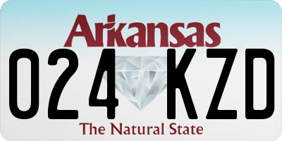 AR license plate 024KZD