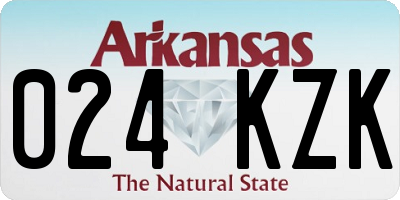 AR license plate 024KZK