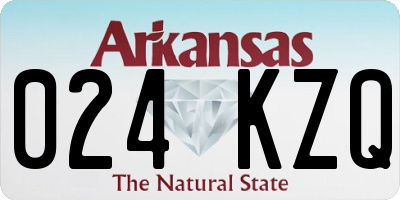 AR license plate 024KZQ