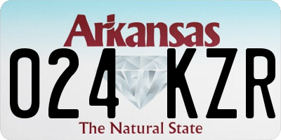 AR license plate 024KZR