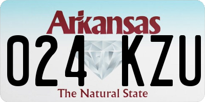 AR license plate 024KZU