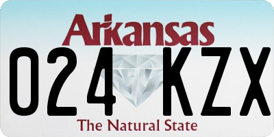 AR license plate 024KZX