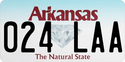 AR license plate 024LAA