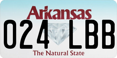 AR license plate 024LBB