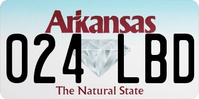 AR license plate 024LBD