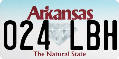 AR license plate 024LBH