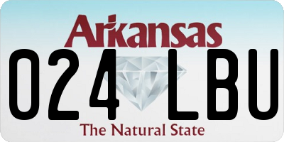 AR license plate 024LBU