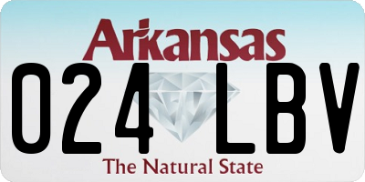 AR license plate 024LBV